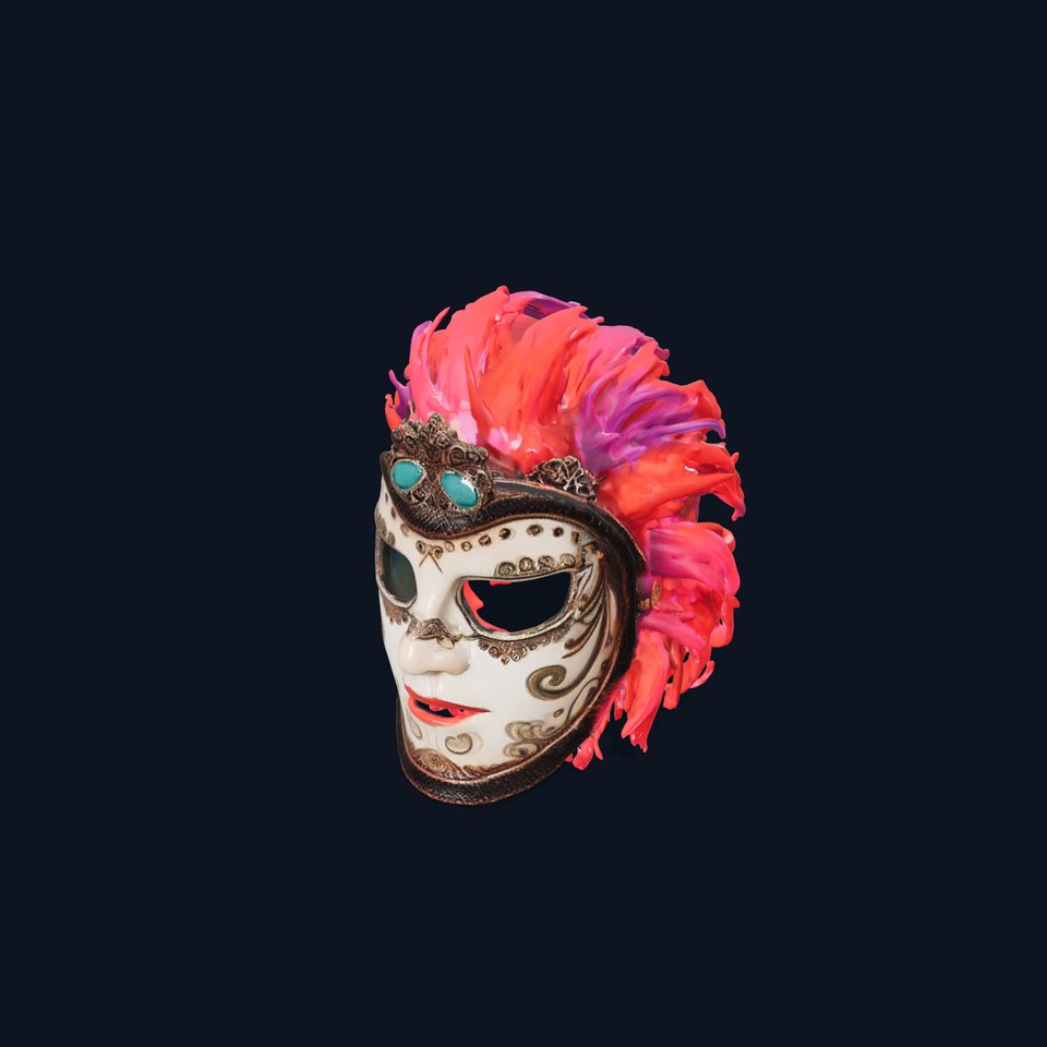 Elegant Venetian Mask model pack