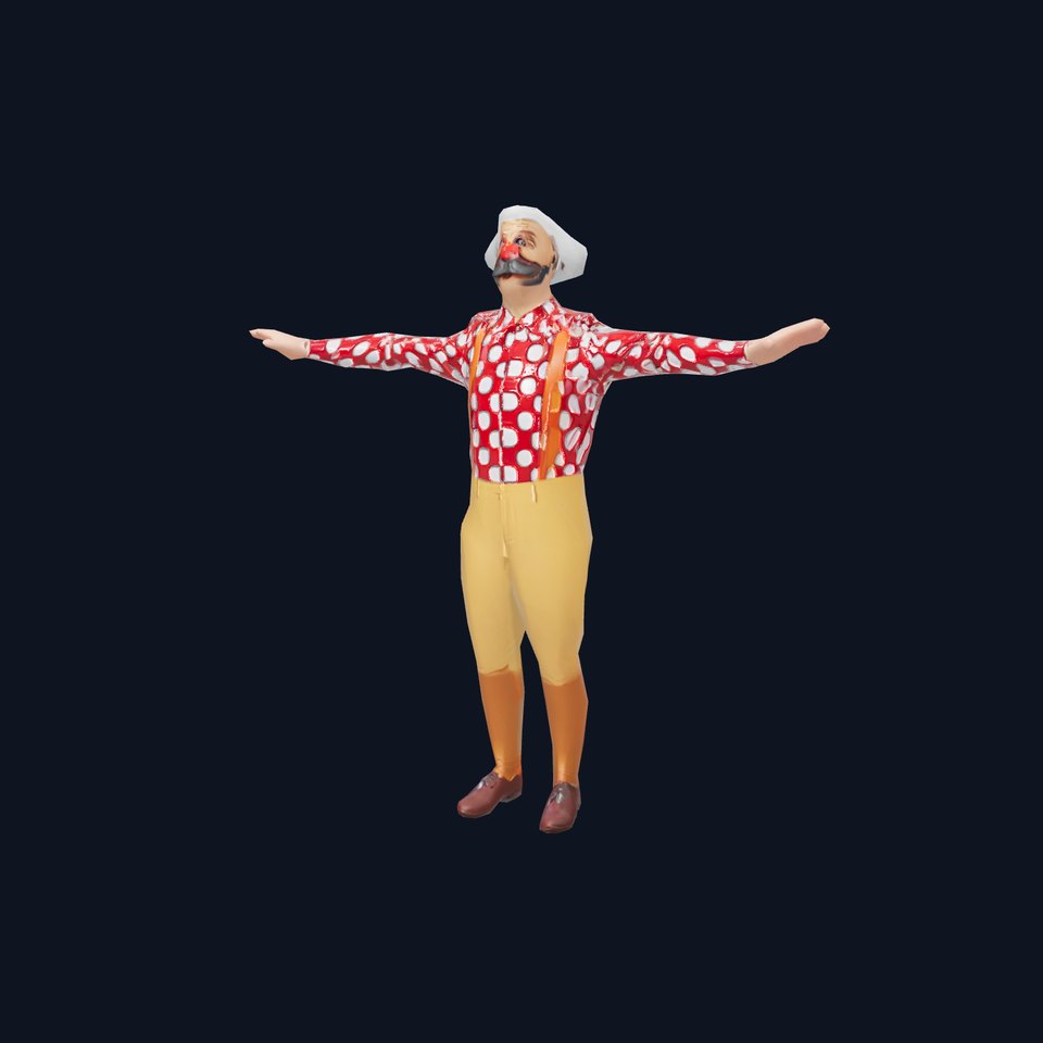 Colorful Clown Character model pack