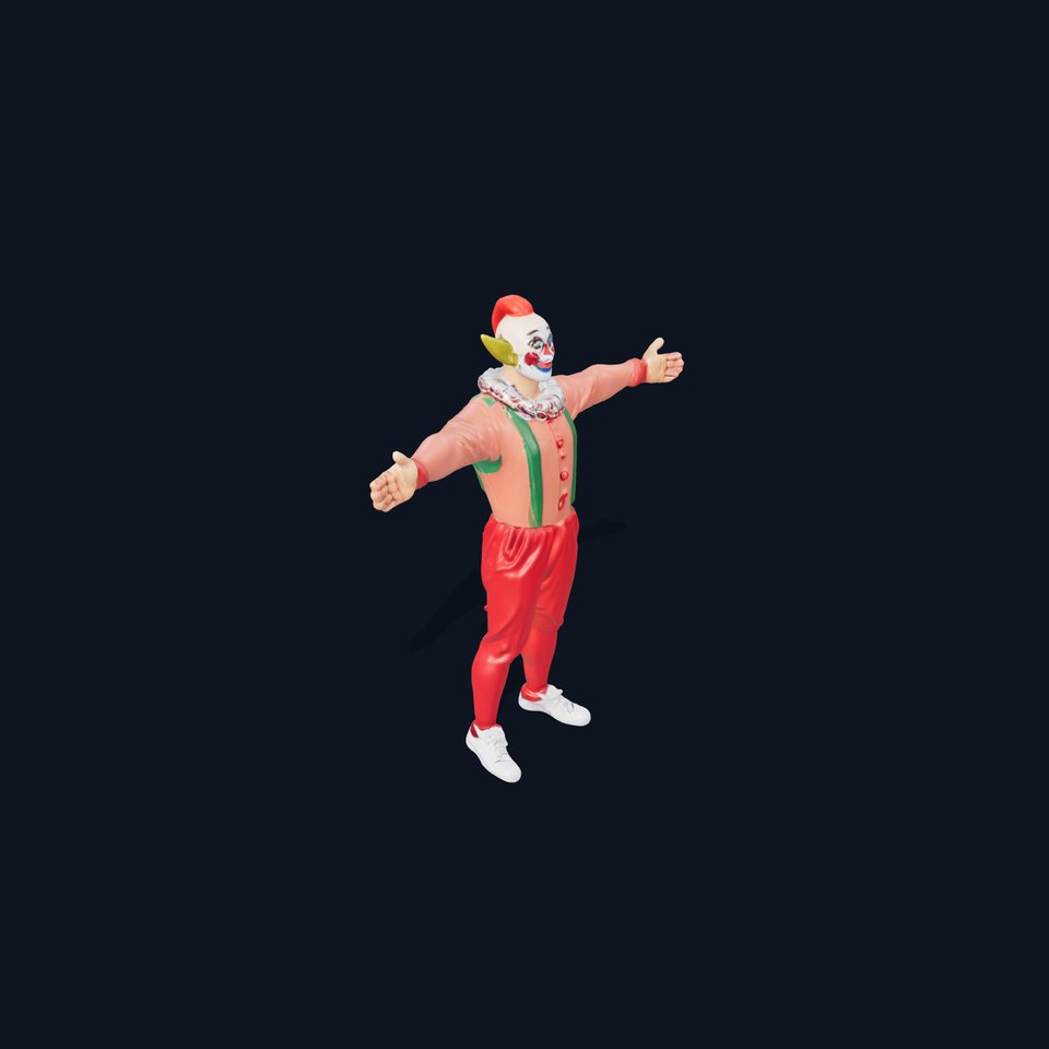 Colorful Clown Costume model pack