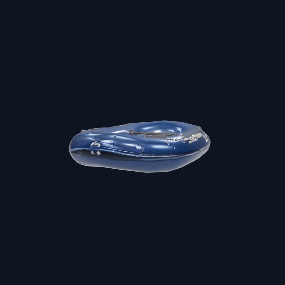 Navy Rubber Boat model pack