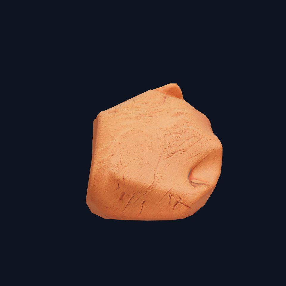 Red Sandstone Boulder model pack