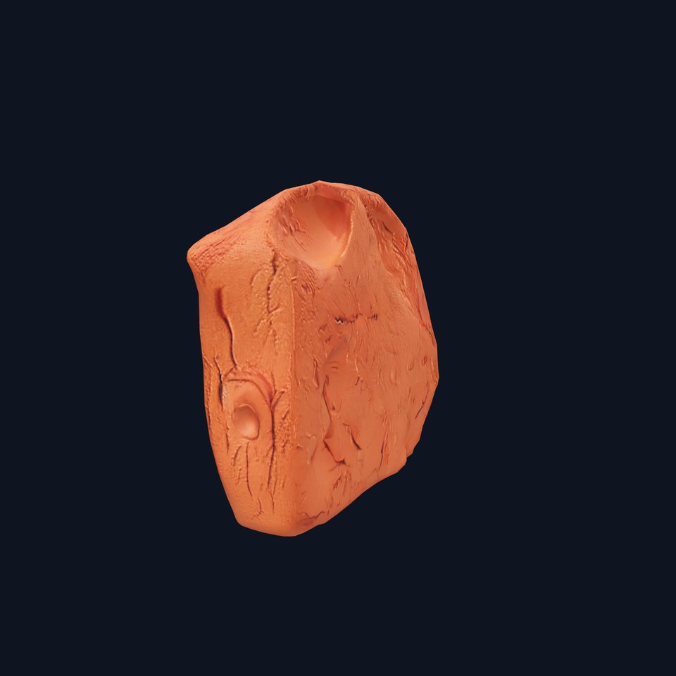 Textured Mars Rock model pack