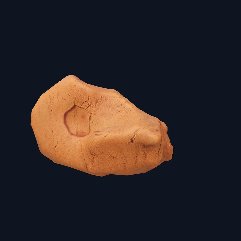 Rustic Terracotta Rock model pack