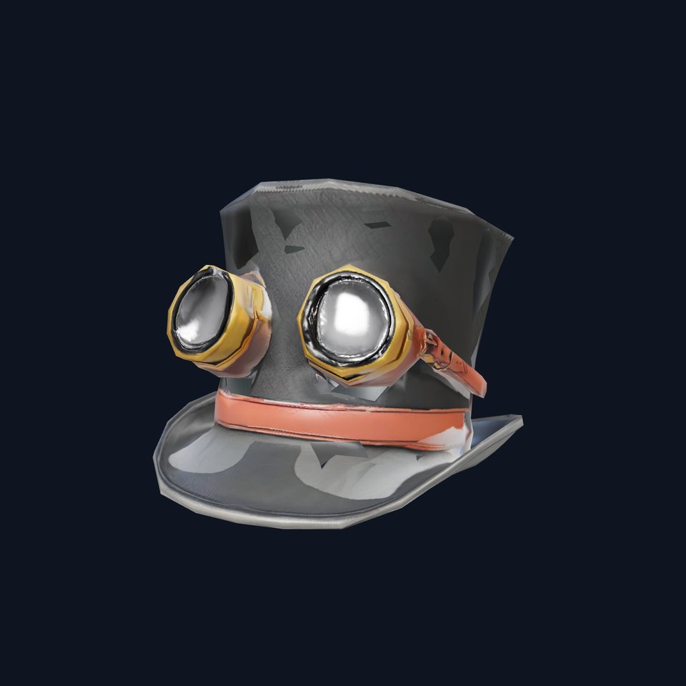Elegant Steampunk Top Hat model pack