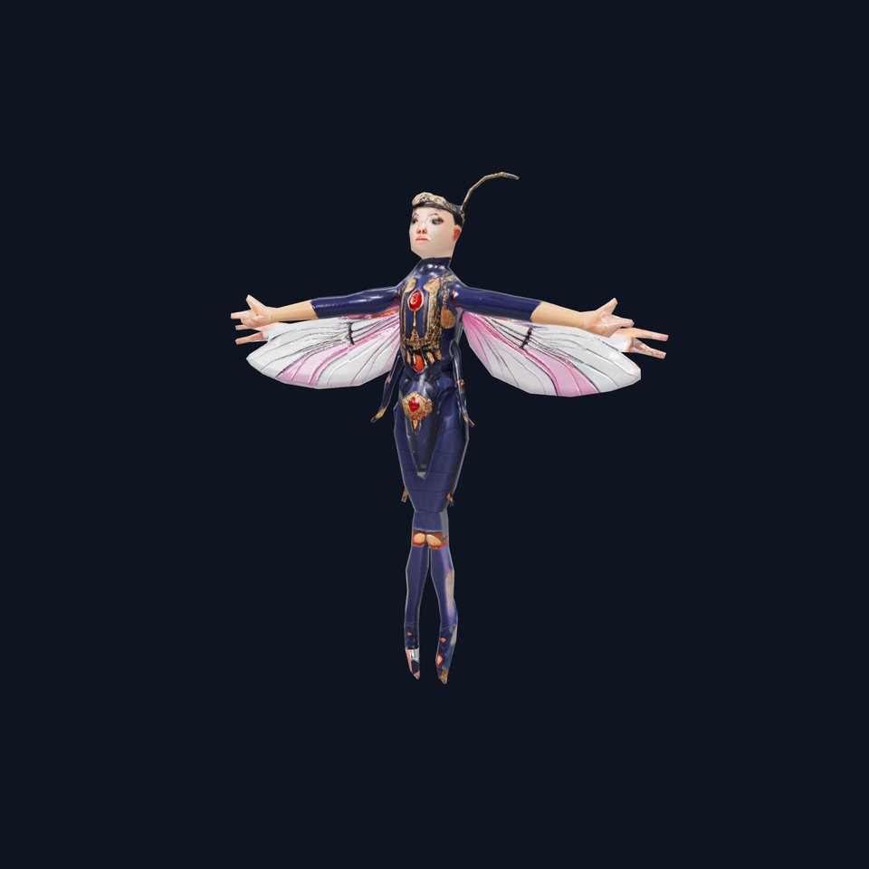 Regal Insect Monarch model pack