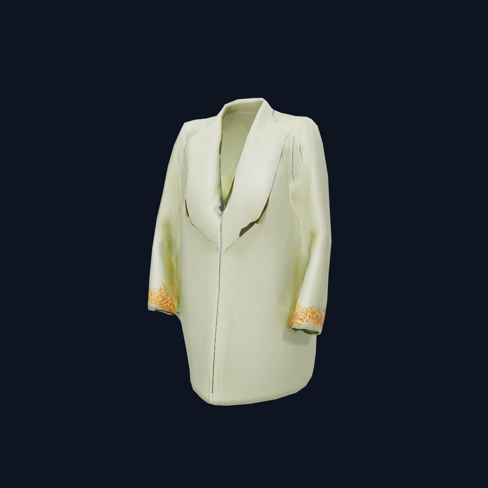 Elegant Green Blazer model pack