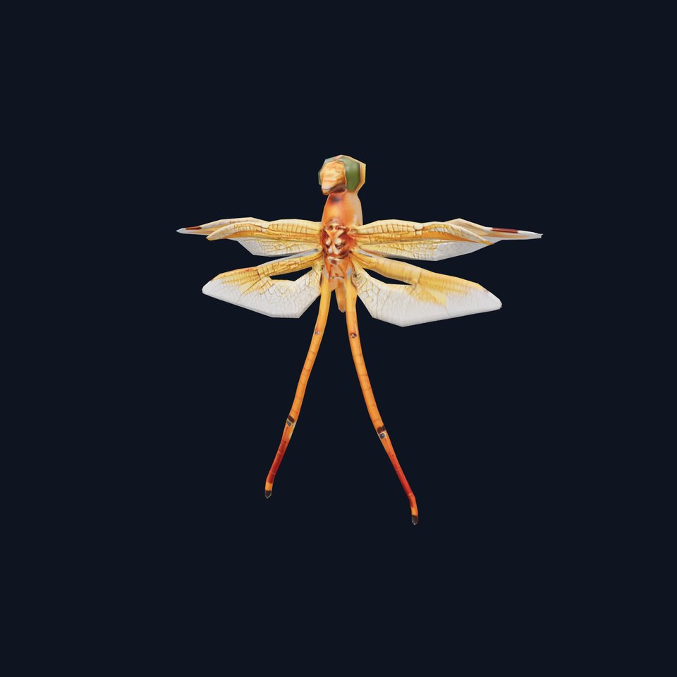 Golden Dragonfly model pack