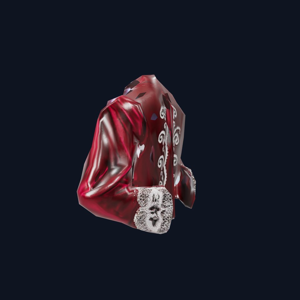 Elegant Velvet Jacket model pack