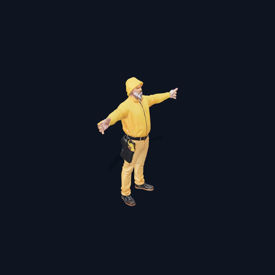 Yellow Construction Worker model pack