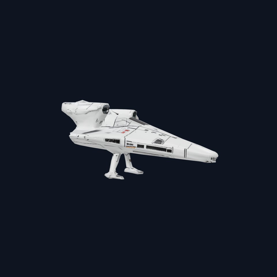 Futuristic Spaceship model pack