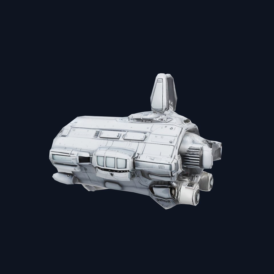 Futuristic Spaceship model pack