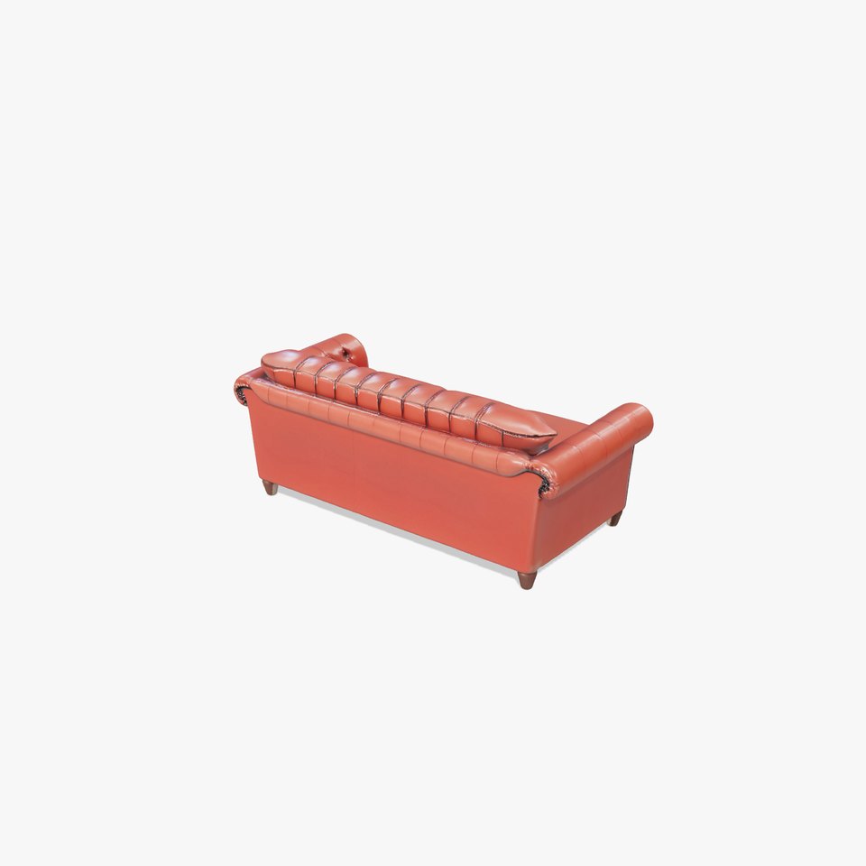 Chesterfield Leather Sofa model pack