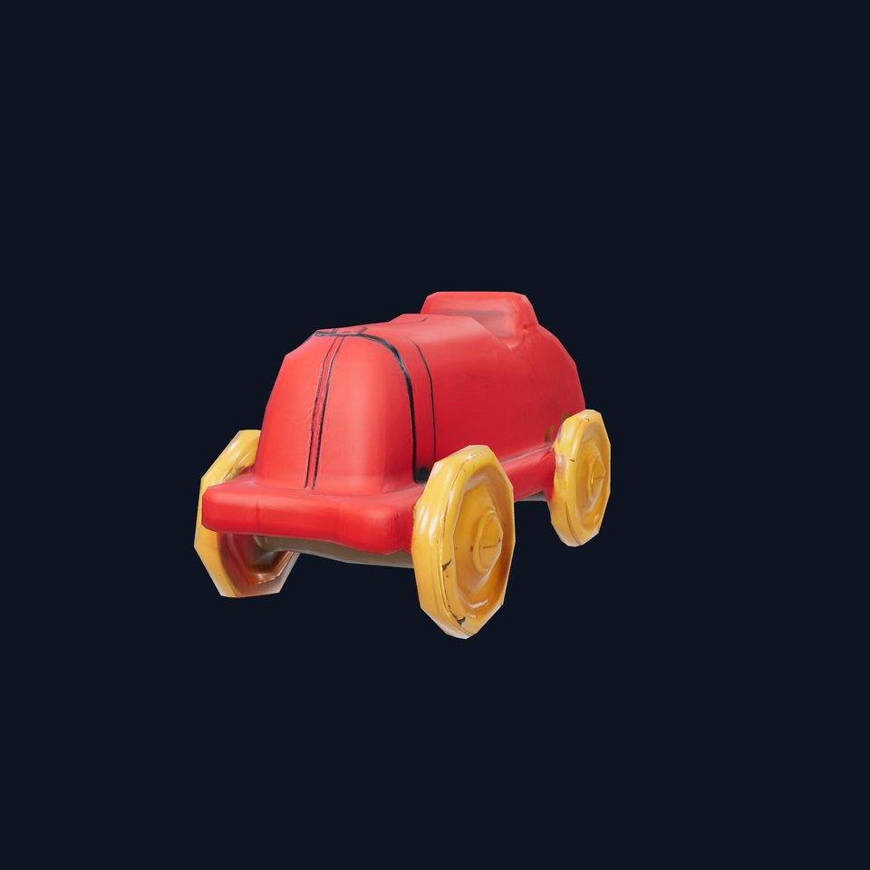 Vintage Red Racer model pack