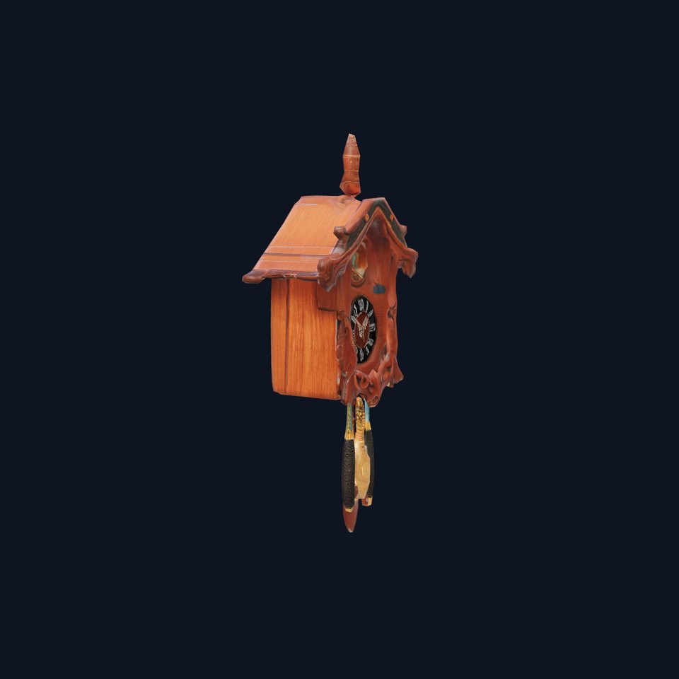 Classic Wooden Cuckoo Clock model pack