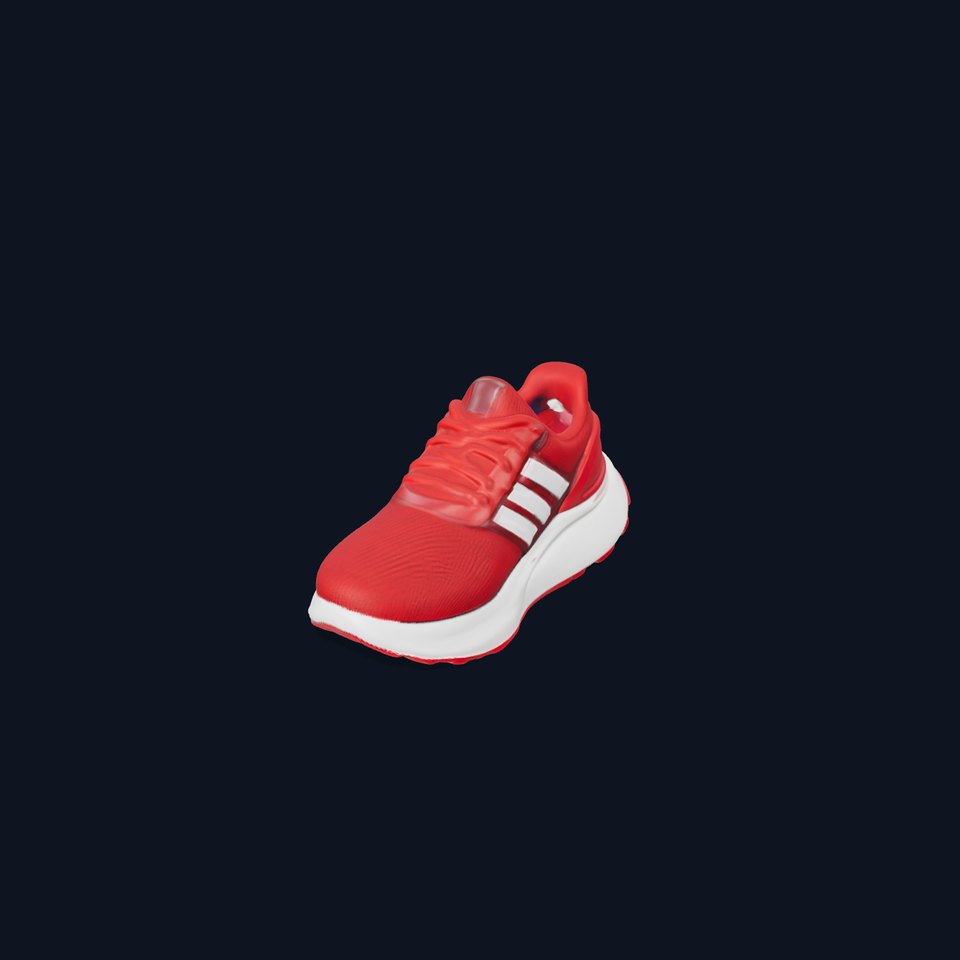 Vivid Crimson Sneaker model pack