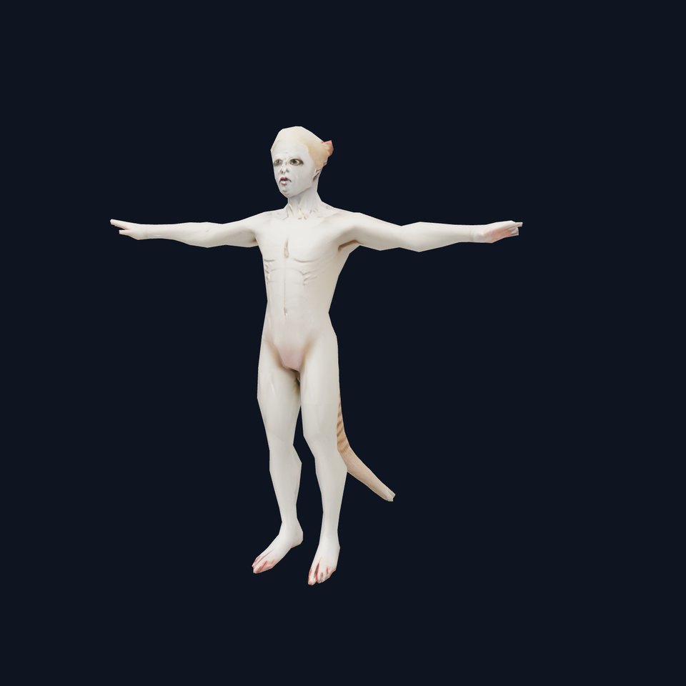 Catlike Humanoid Creature model pack