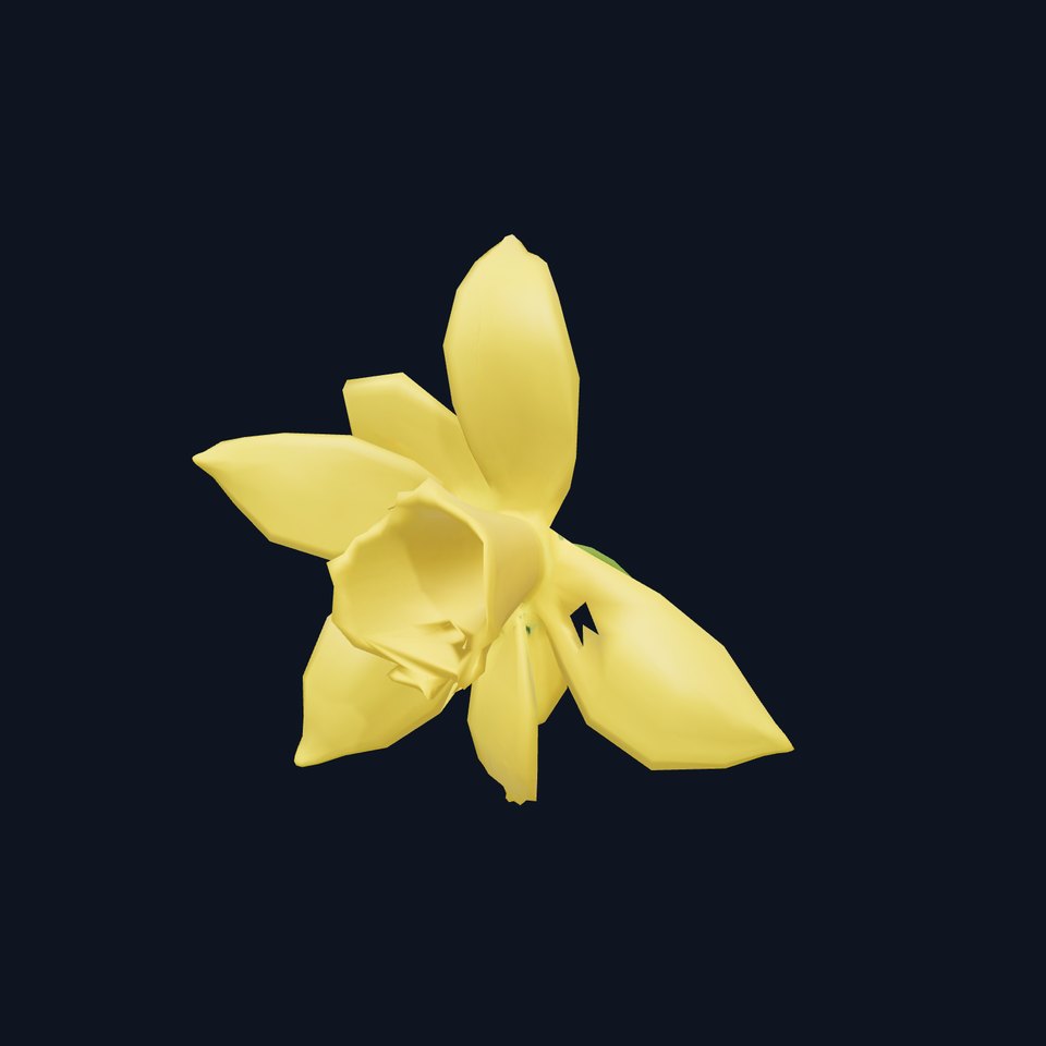 Bright Daffodil model pack