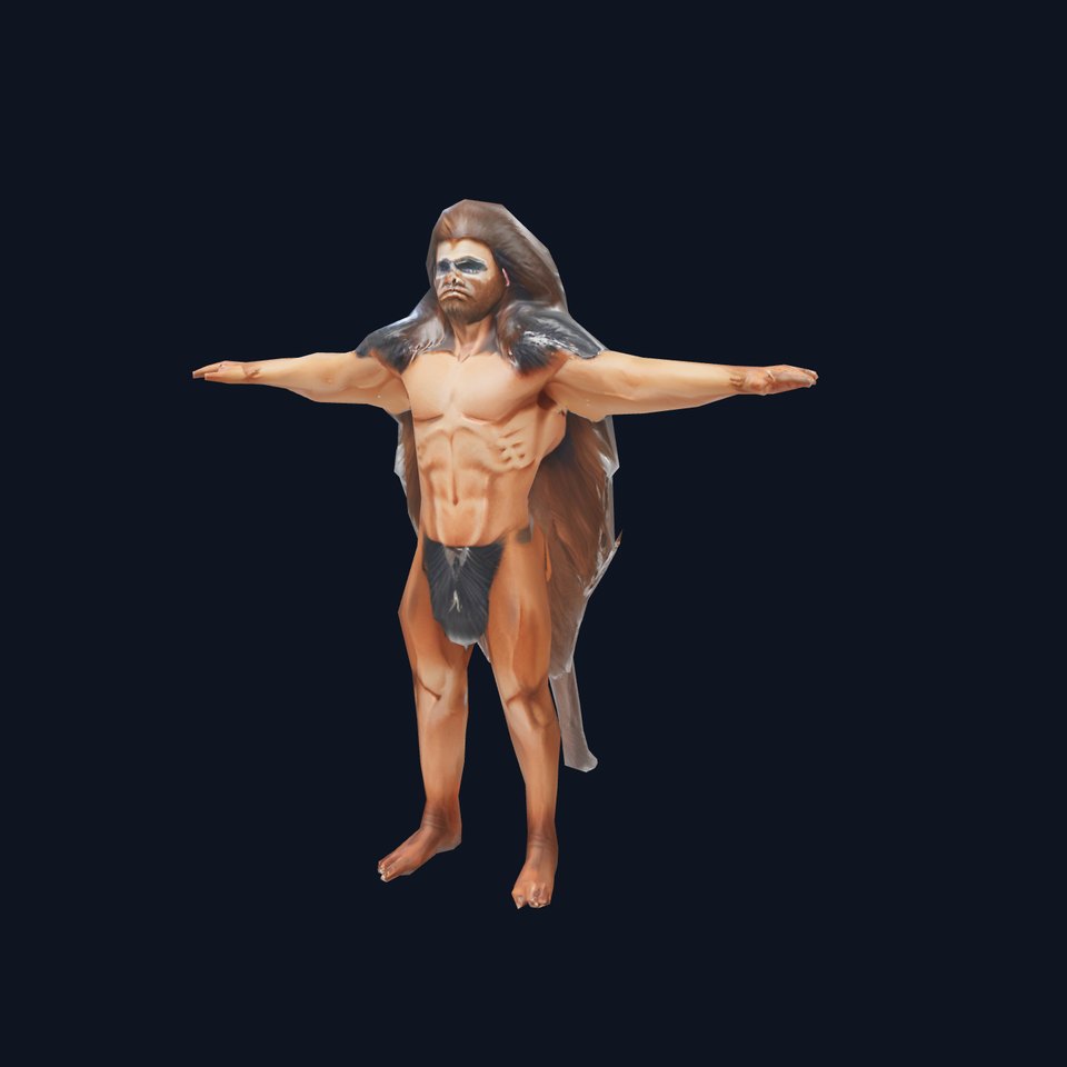 Ferocious Beast Warrior model pack viewer poster