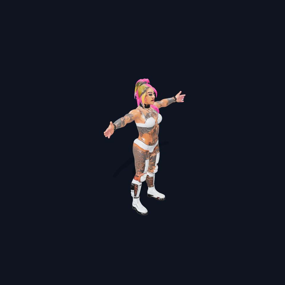 Cyberpunk Warrior model pack