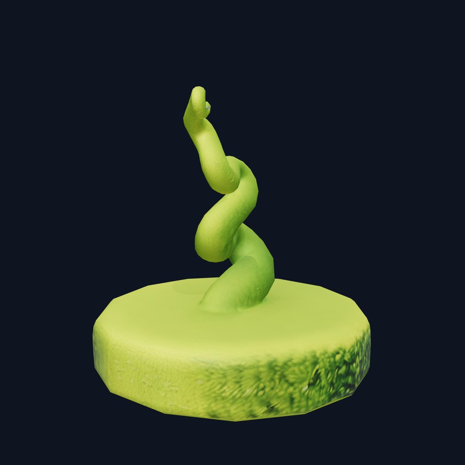 Curly Moss Art model pack
