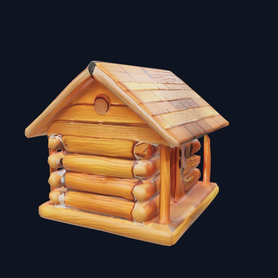 Rustic Log Cabin model pack