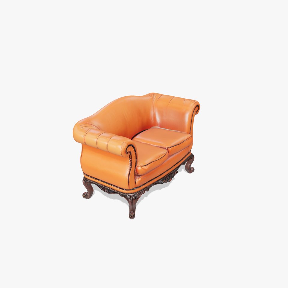 Vintage Leather Sofa model pack