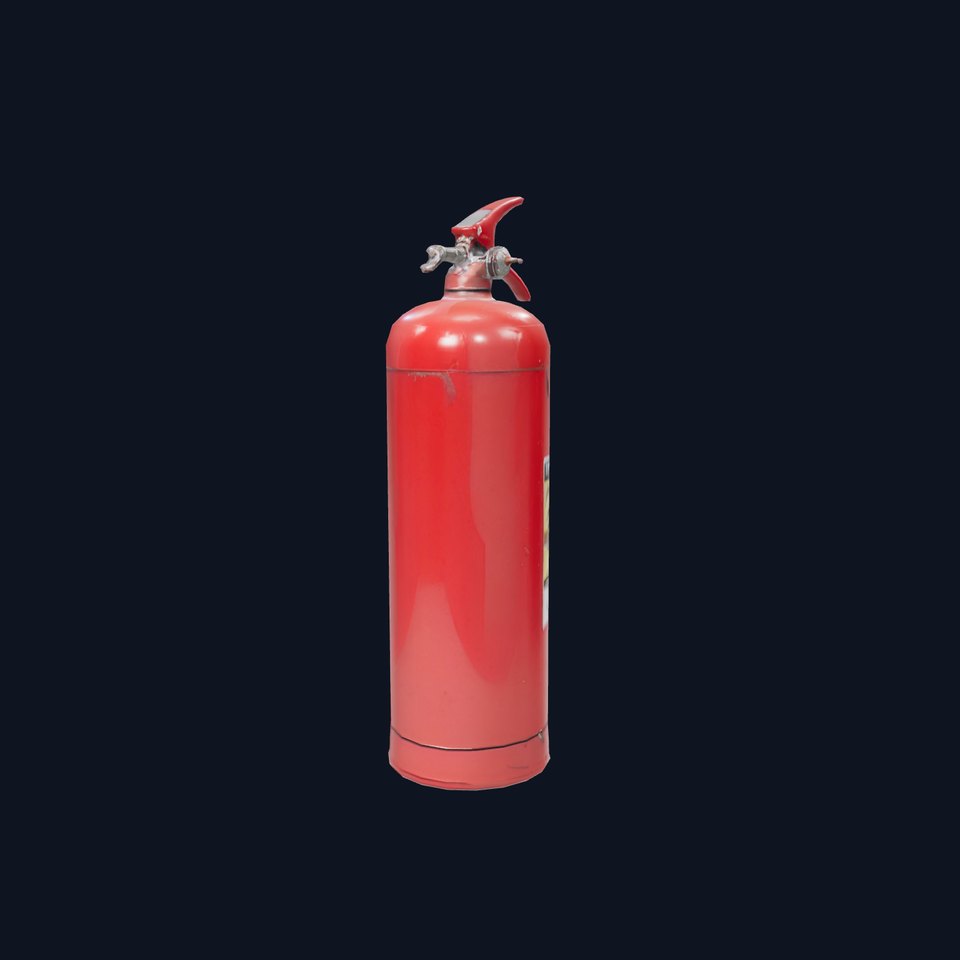 Classic Red Fire Extinguisher model pack