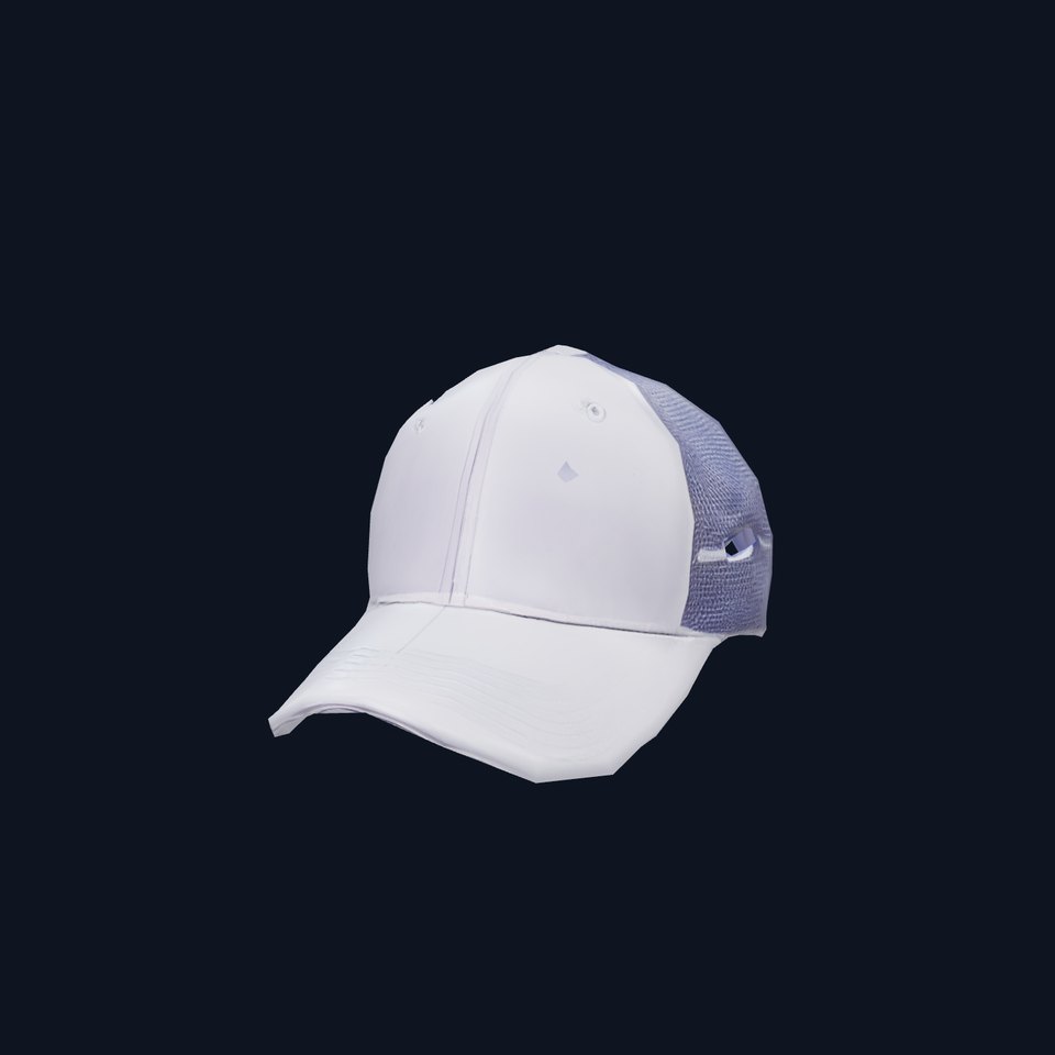 Lavender Mesh Cap model pack
