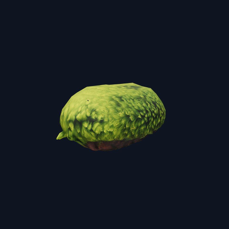 Vibrant Moss Cushion model pack