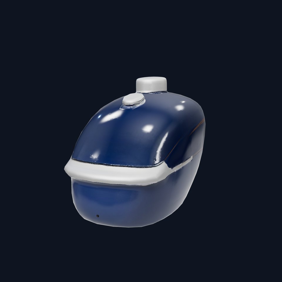 Sleek Blue Appliance model pack