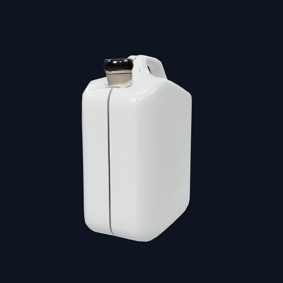 Sleek Silver Canister model pack