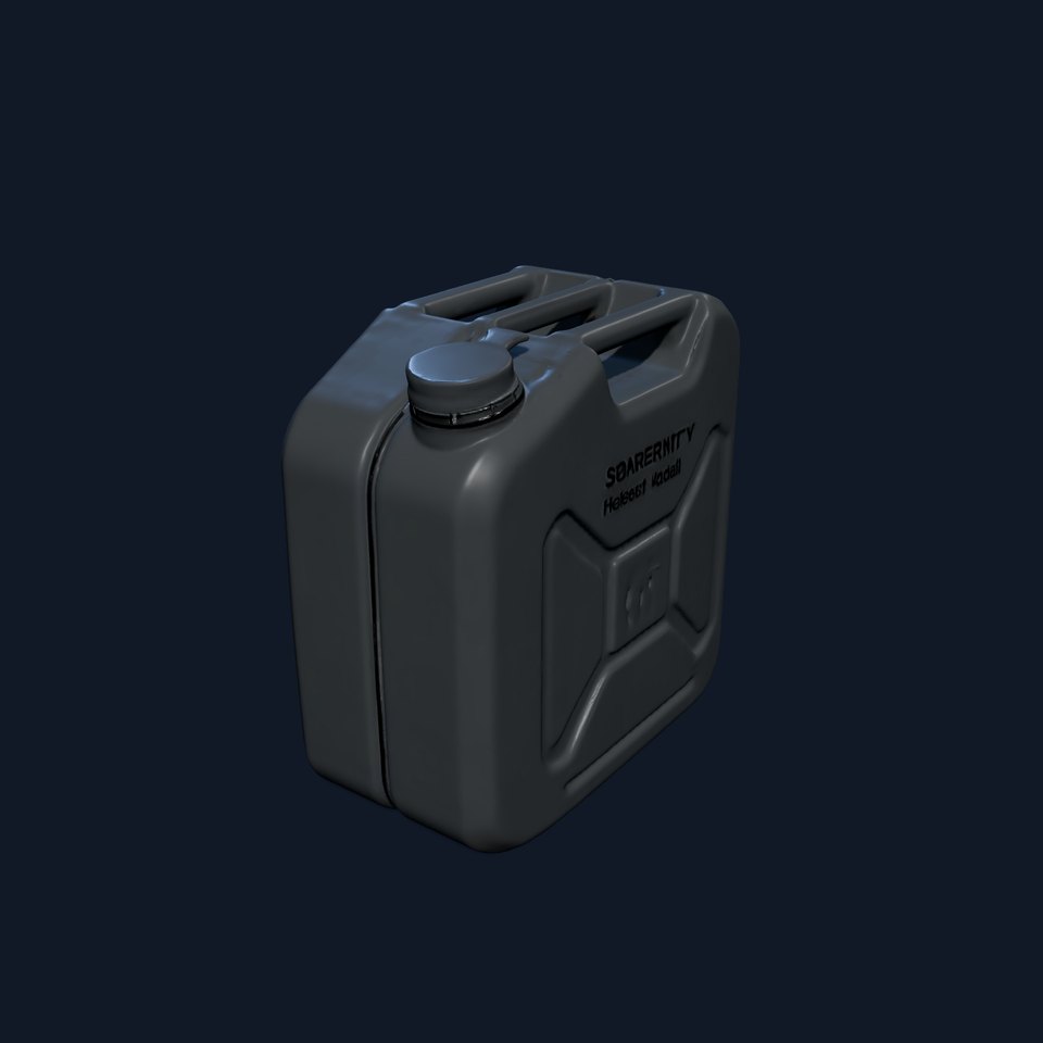 Industrial Black Jerrycan model pack