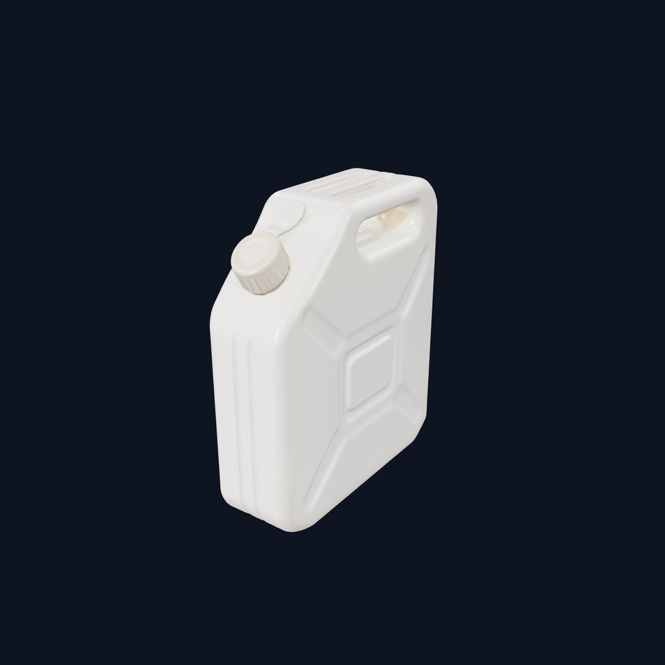 White Plastic Canister model pack