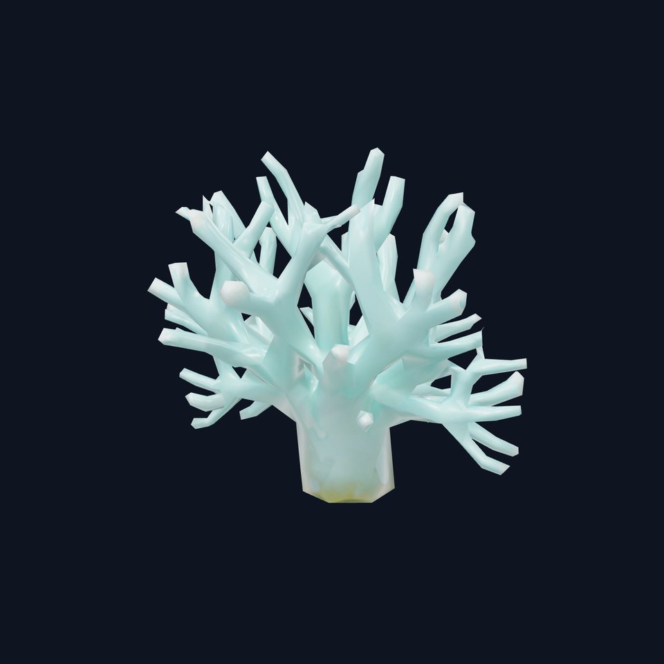 Mint Coral Reef model pack
