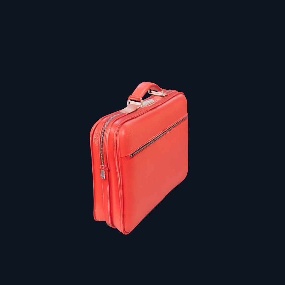 Elegant Red Briefcase model pack viewer poster