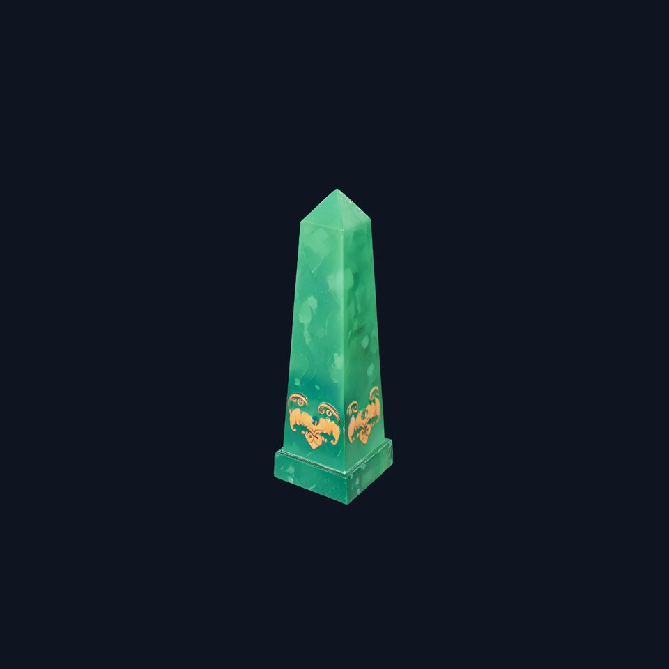 Emerald Obelisk Decor model pack viewer poster