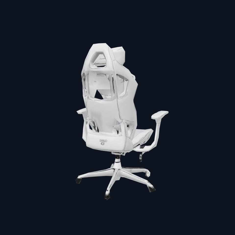 White Ergonomic Chair model pack