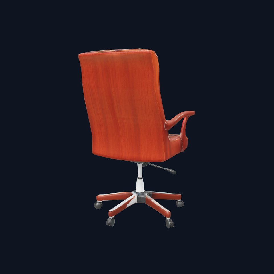Plaid Office Chair model pack