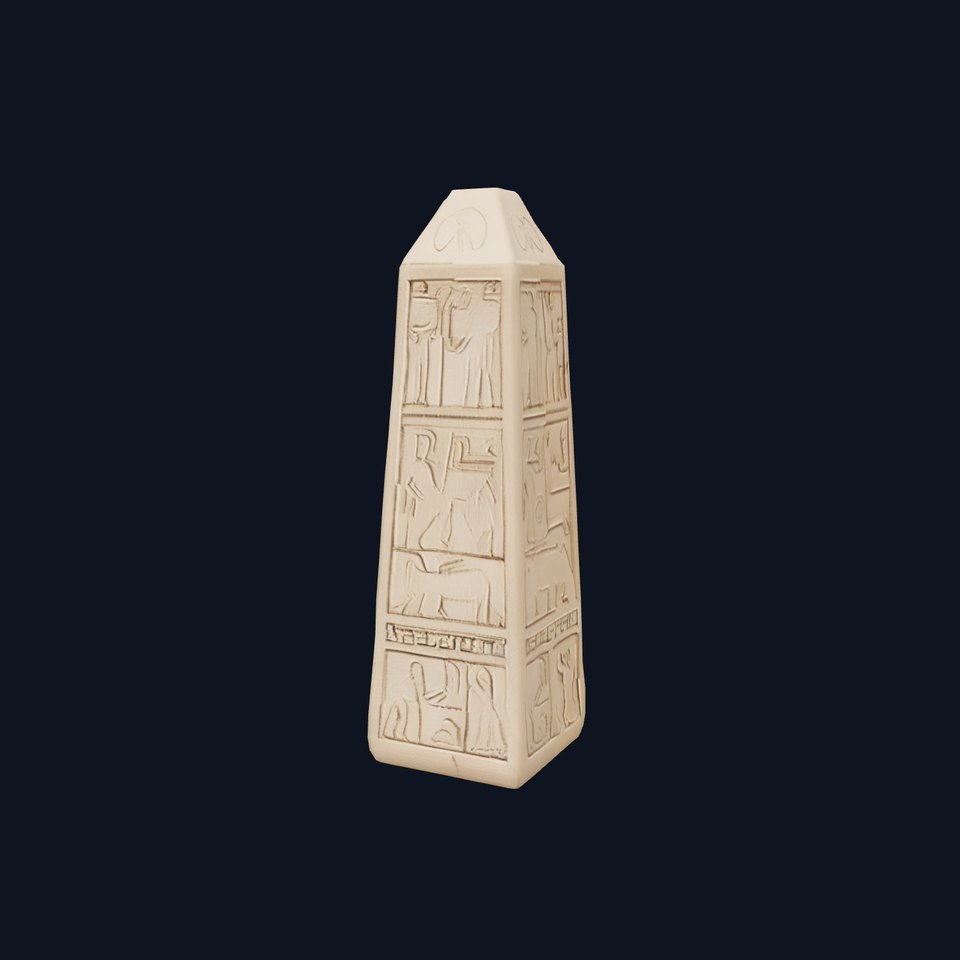 Ancient Sandstone Obelisk model pack
