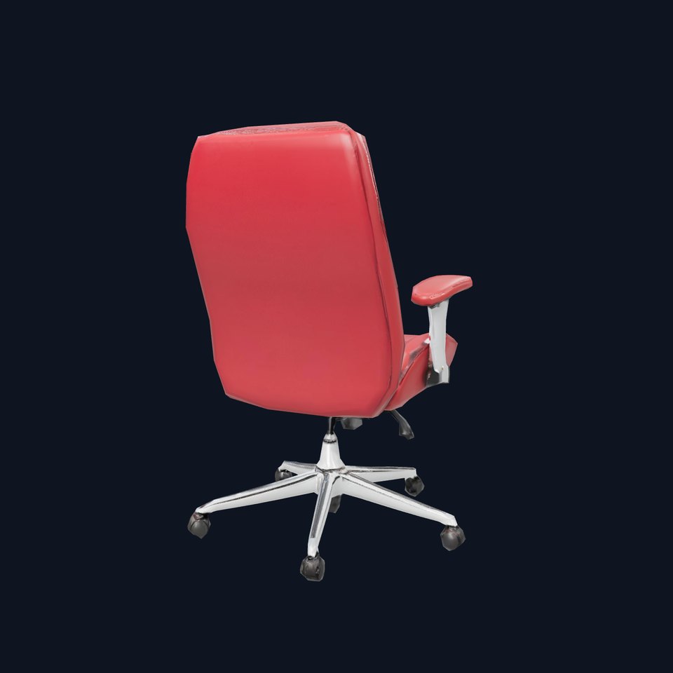 Red Executive Chair model pack