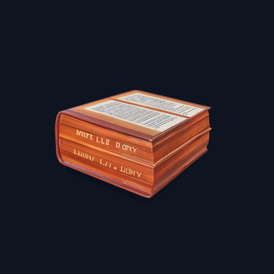 Vintage Book model pack