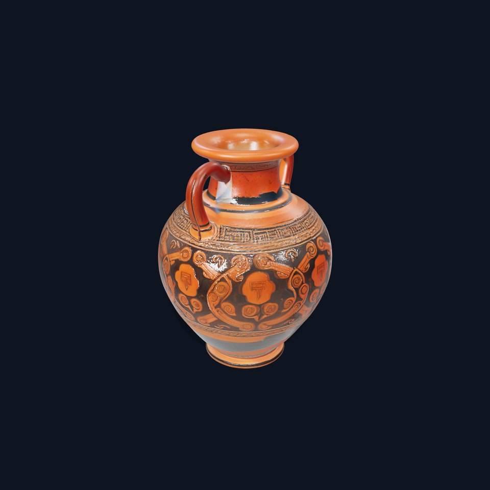 Greek Ceramic Vase model pack viewer poster