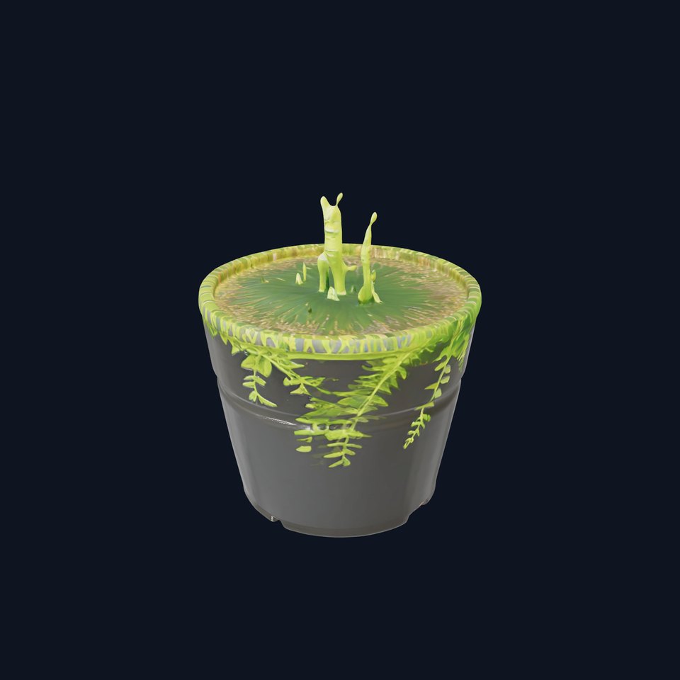 Vibrant Fern Plant model pack