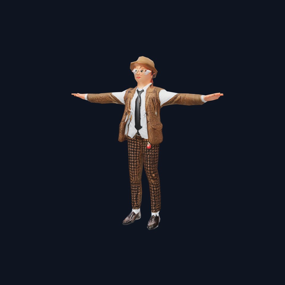 Plaid Suit Child model pack