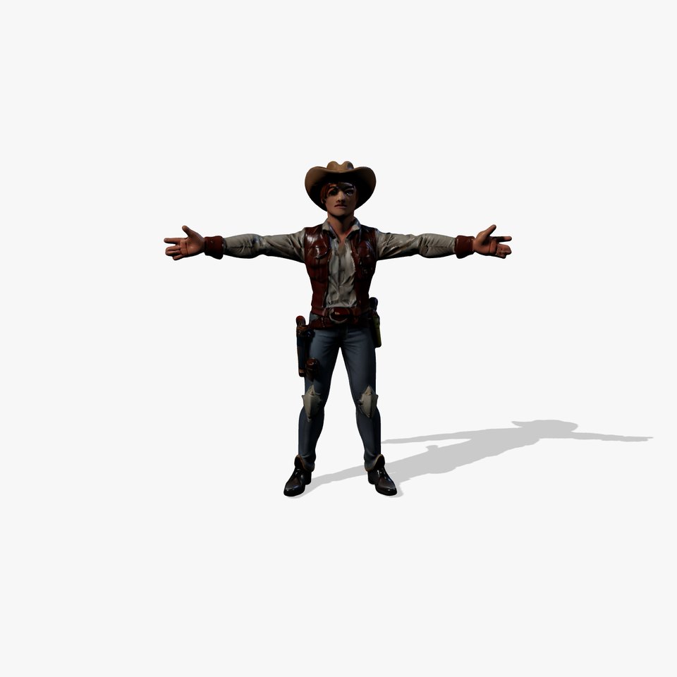 Young Cowboy Adventurer model pack