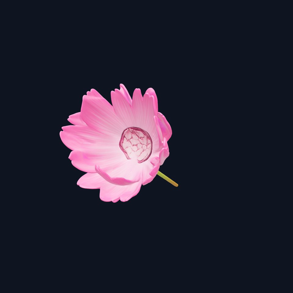 Pink Petal Blossom model pack