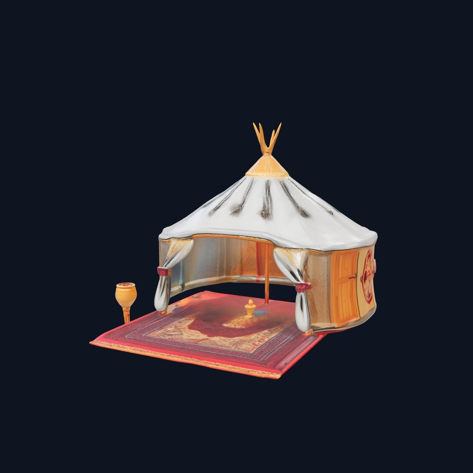 Nomadic Yurt Structure model pack