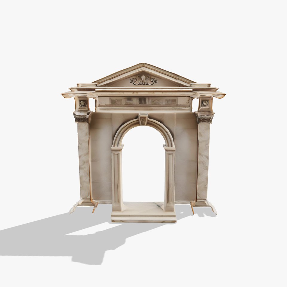 Elegant Stone Archway model pack