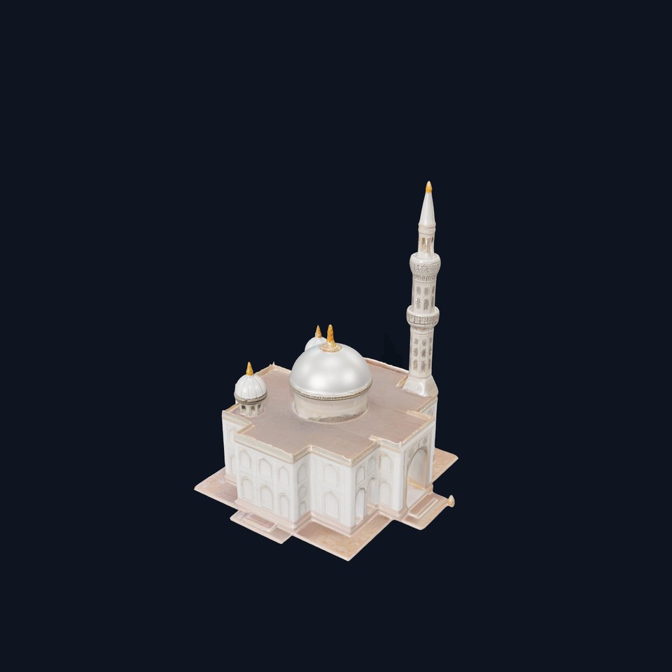 Ornate Mosque model pack viewer poster