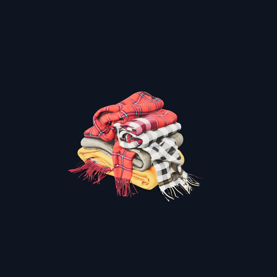 Cozy Wool Scarf model pack viewer poster